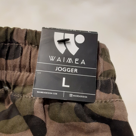 🆕️Waimea NWT Unisex Large Camouflage Jogger Pants - Picture 8 of 11